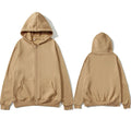 NOVAXCO Essential Zip Hoodie — Unisex Oversized Color Sólido